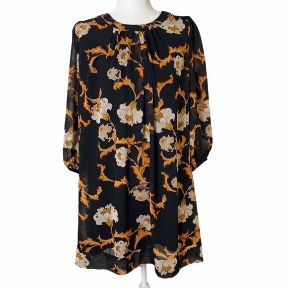 Fall floral dress - Picture 4 of 12